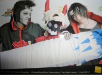 Itachi , Kisame and Kyubi (Kyubi Capture !)